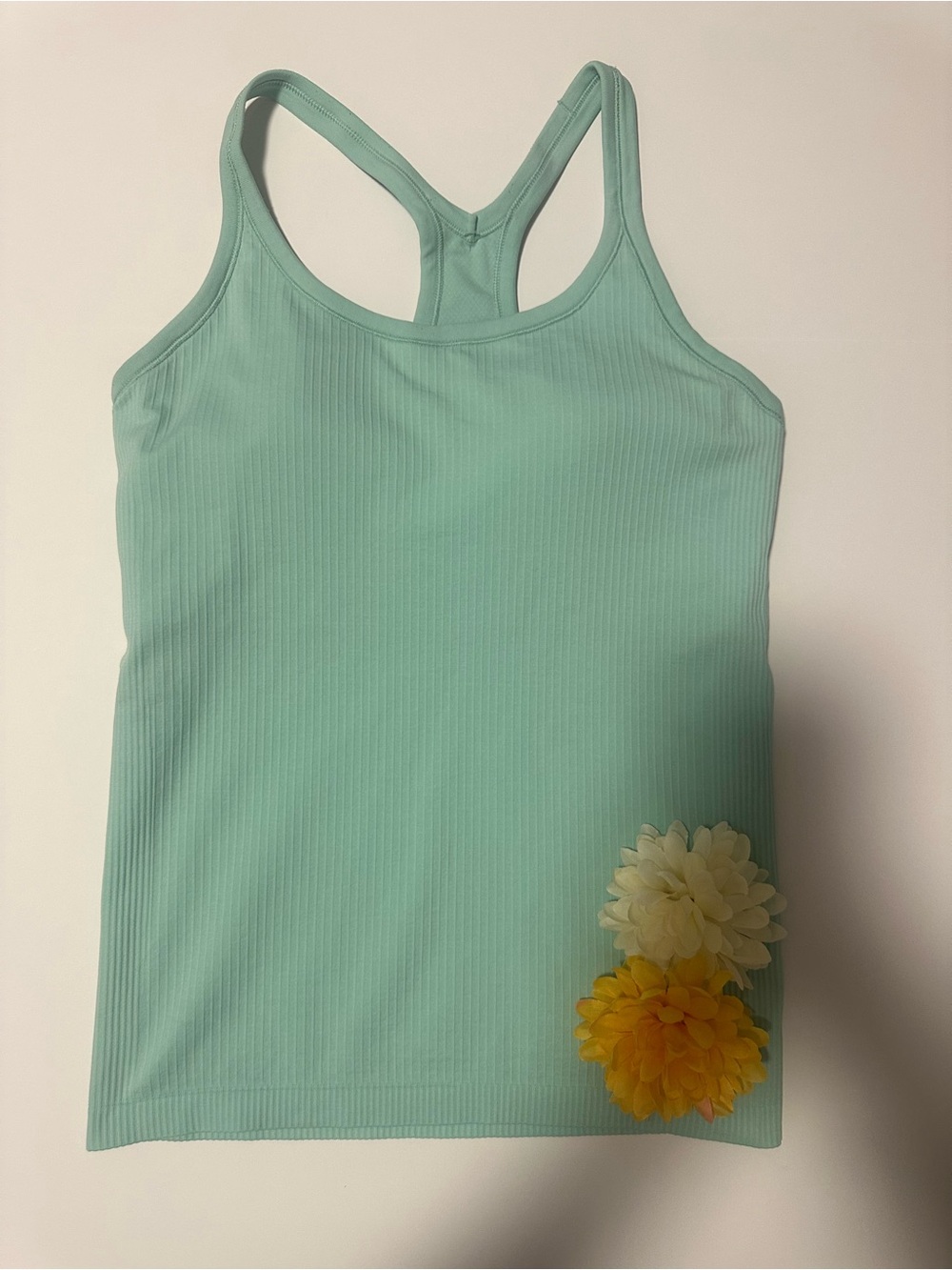 lululemon athletica Mint Ribbed Racerback Tank